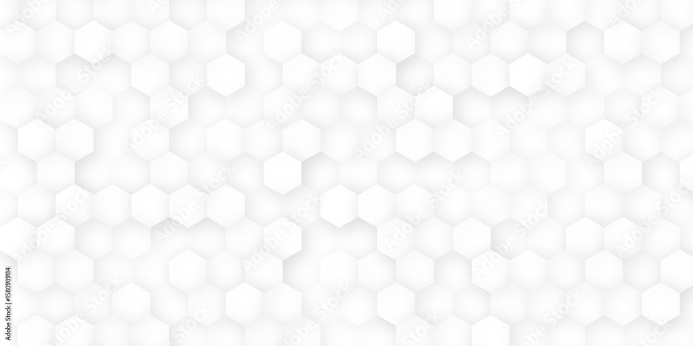Poster vector banner design. hexagons pattern. geometric abstract background with simple hexagonal elements