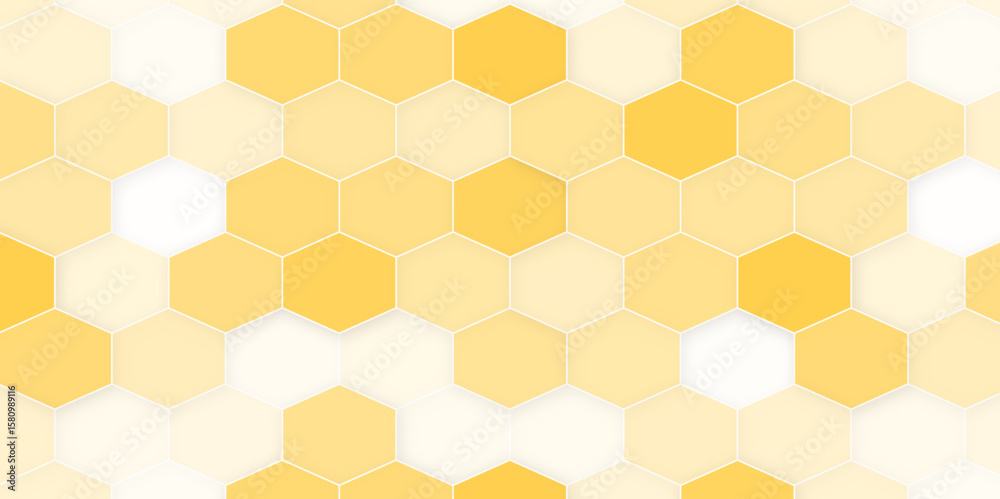 Aufkleber vector banner design. hexagons pattern. geometric abstract background with simple hexagonal elements