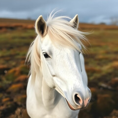 Icelandic Horse White horse