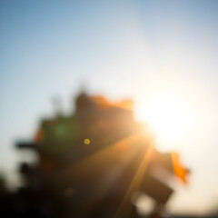 Sparkling sunrise light effect