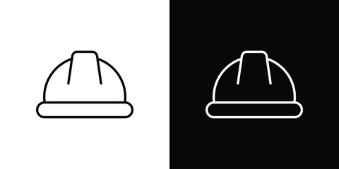 Safety helmet icon. Symbol for your web site design, logo, app, UI. Vector illustration. EPS10
