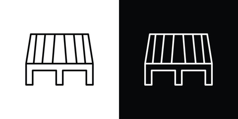 Pallet icon. Symbol for your web site design, logo, app, UI. Vector illustration. EPS10