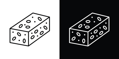 Halva icon. Symbol for your web site design, logo, app, UI. Vector illustration. EPS10