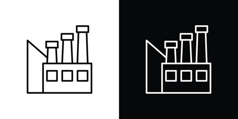 Factory icon. Symbol for your web site design, logo, app, UI. Vector illustration. EPS10