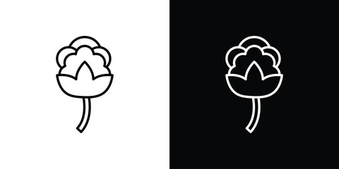 Cotton icon. Symbol for your web site design, logo, app, UI. Vector illustration. EPS10