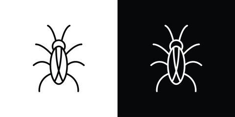 Cockroach icon. Symbol for your web site design, logo, app, UI. Vector illustration. EPS10