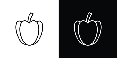 Capsicum icon. Symbol for your web site design, logo, app, UI. Vector illustration. EPS10