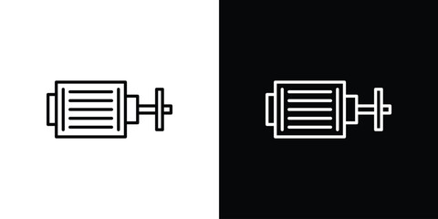 Car alternator icon. Symbol for your web site design, logo, app, UI. Vector illustration. EPS10