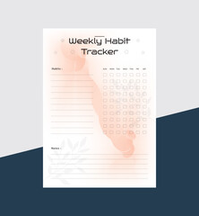 Weekly Habit Tracker