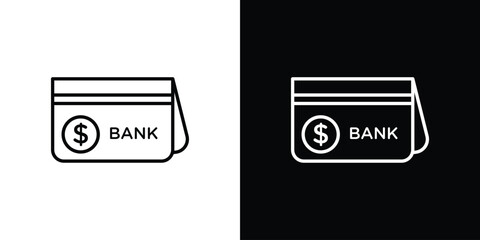 Bankbook icon. Symbol for your web site design, logo, app, UI. Vector illustration. EPS10