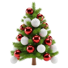 christmas tree with balls