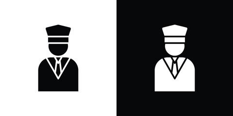 Valet icon symbol. Simple, flat design for web and mobile app