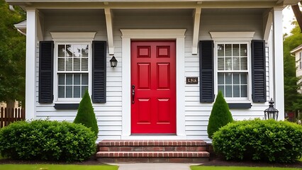 Naklejka premium entrance to a house