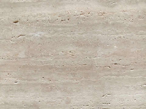 Cream travertine texture with distinctive horizontal striped patterns.

