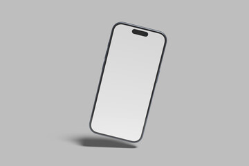 Smartphone 16 Pro Blank Mockup