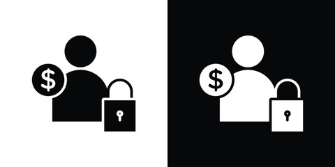 Guarantor icon symbol. Simple, flat design for web and mobile app