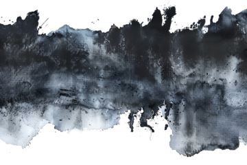 Abstract grayscale watercolor wash texture background