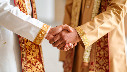 handshake between people closing a deal