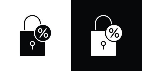 Fixed rate mortgage icon