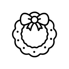 Floral ribbon bow vector