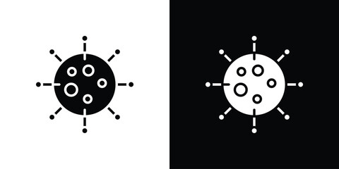 Cancer icon symbol. Simple, flat design for web and mobile app