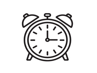 Clean and Simple Alarm Clock Icon Artwork