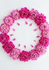 Obraz premium Peony Bloom Mandala