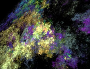 Imaginatory fractal abstract background Image