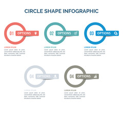 Various Circle Shape Infographics