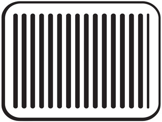 Elegant Barcode Icon for Retail and Inventory Use  