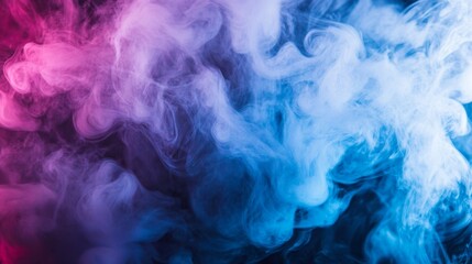 Obraz premium Colorful smoke cloud texture for surreal abstract photography background with artistic moody light scene composition