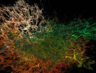 Imaginatory fractal abstract background Image