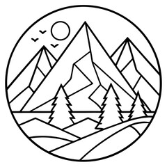 Abstract Alpine Flow