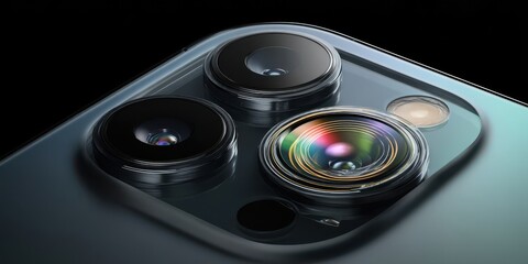 Smartphone lens: Revolutionary mobile camera module with machine learning processors surrounding aperture ring
