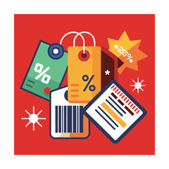 Retail Label Tag Icon Collection for Pricing and Discounts