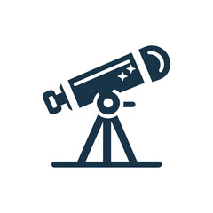 Classic telescope set against a white background, ideal for astronomy enthusiasts and education