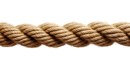 Fototapeta premium Thick braided rope texture on black background