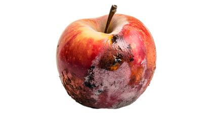 Rotten Red Apple Decaying Fruit Spoiled Food