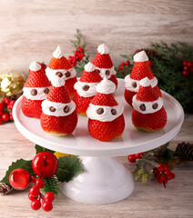 Strawberry and cream Santa