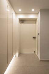 Installing two sensor lights in the hallway will keep the hallway from feeling dark
