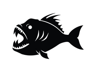 Fototapeta premium Neon tetra fish vector illustration cartoon, clipart & line art design on white background