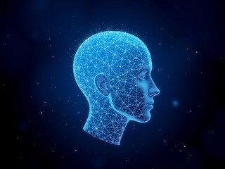 Obraz premium human head with brain