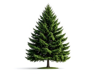 Isolated Christmas tree