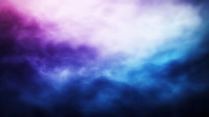 Obraz premium Abstract cloudy design with purple and blue hues.