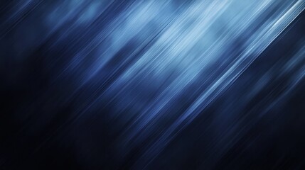 Diagonal lines of light blue and dark blue create a dynamic abstract background.