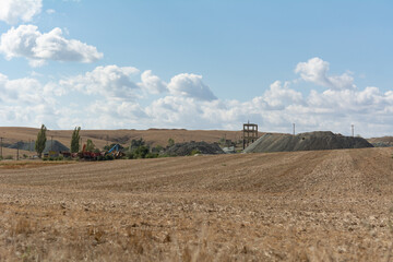Aggregate quarry, Navodari. That produces construction of roads, platforms, railway embankments, as well as concrete and asphalt concrete mixtures.