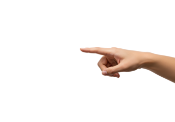 Female hand holding a blank business card