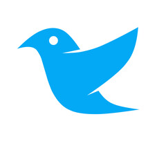 silhouette of a flock of birds vector illustration on a white background.