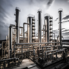Chemical industry premises for the production of chemicals
