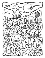 Halloween Easy Coloring Pages for Kids, Teens, and Adults | Coloring Pages – Spooky, Fun, and Easy Designs for Kids, Teens, and Adults | Cute Ghosts, Pumpkins, Witches & More